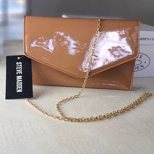 Steve Madden BWORLDLY CAMEL PATENT Bag